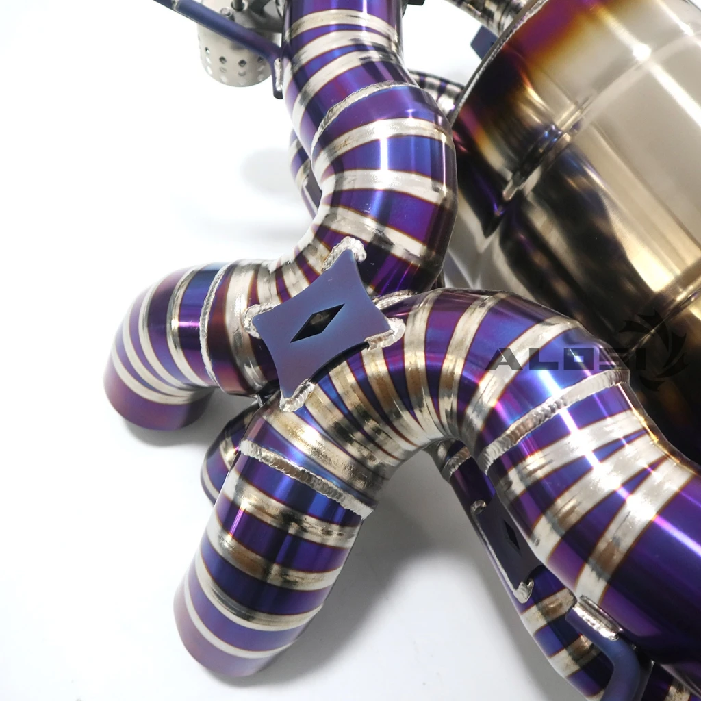 Titanium Alloy Valvetronic Catback Exhaust for Aventador LP700-4 LP740 LP750 2011-2022 Racing Performance Mufflers