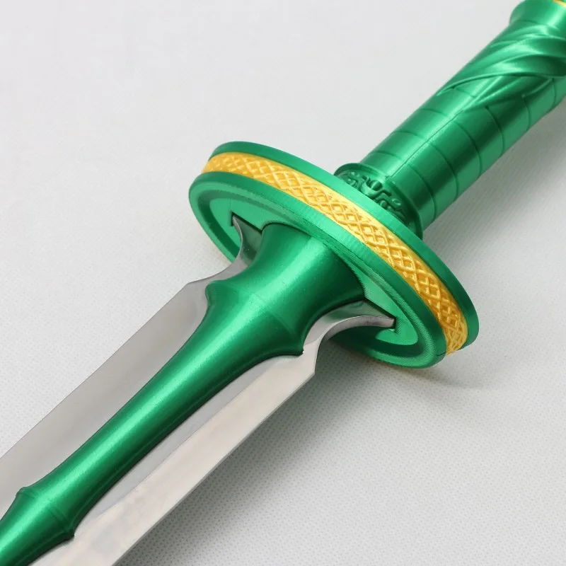 92 سنتيمتر/36.22in الأخضر النحل سحابة السيف كاتانا خشبية أنيمي نموذج الأجهزة الطرفية الدعائم هالوين هدية تأثيري تحصيل الحلي اللعب