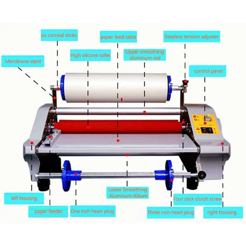 A3 + Papier Lamineermachine Zelfklevende Omslag Koude Montage Fotoboek Kristal Label Laminator Enkele En Dubbele Hot Mount Vellen