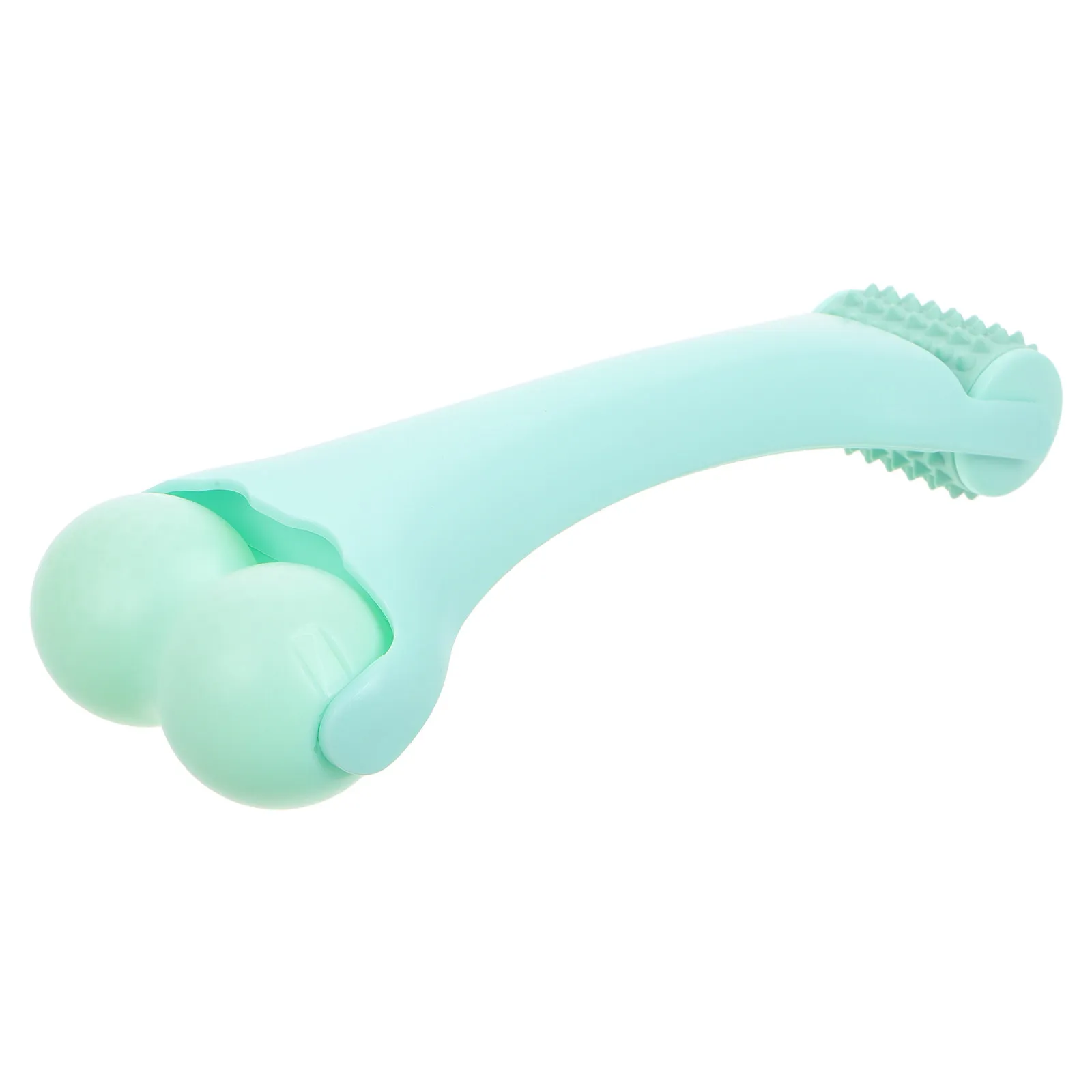 

Двусторонний массажный ролик для лица: эргономичный ручной инструмент для ухода за кожей с мягким силиконом для расслабления и путешествий