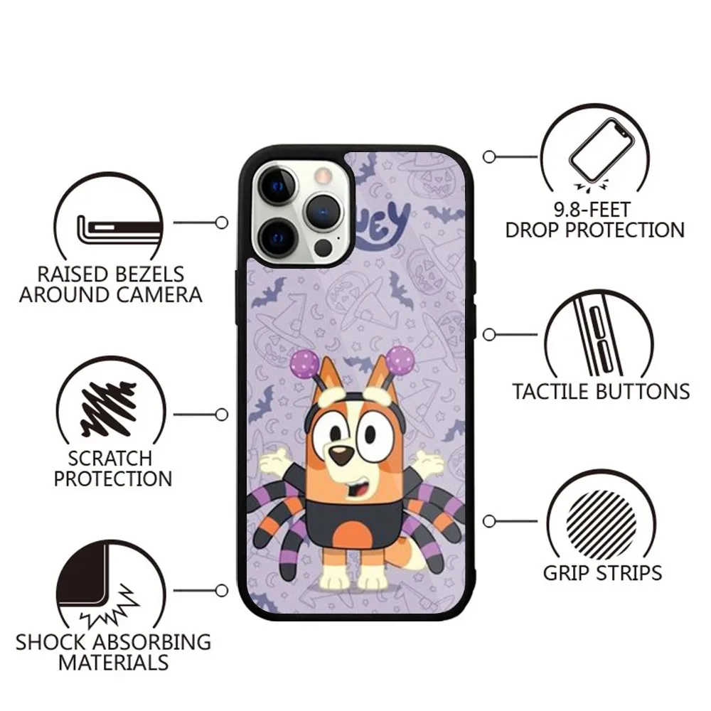 Blue-yS Bandit-Chilli   Phone Case Strong Magnetic For IPhone 16,15,14,13,Pro,Max,Plus,11,12,Mini For Magsafe Wireless Charging