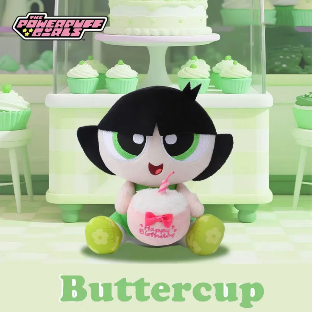 Oryginalna pluszowa lalka Powerpuff Girls, dekoracja, kawaii wystrój domu, lalki, kreskówkowe, dziewczęce, z wypełnieniem z bawełny PP, zabawki, prezenty dla dziewczynek