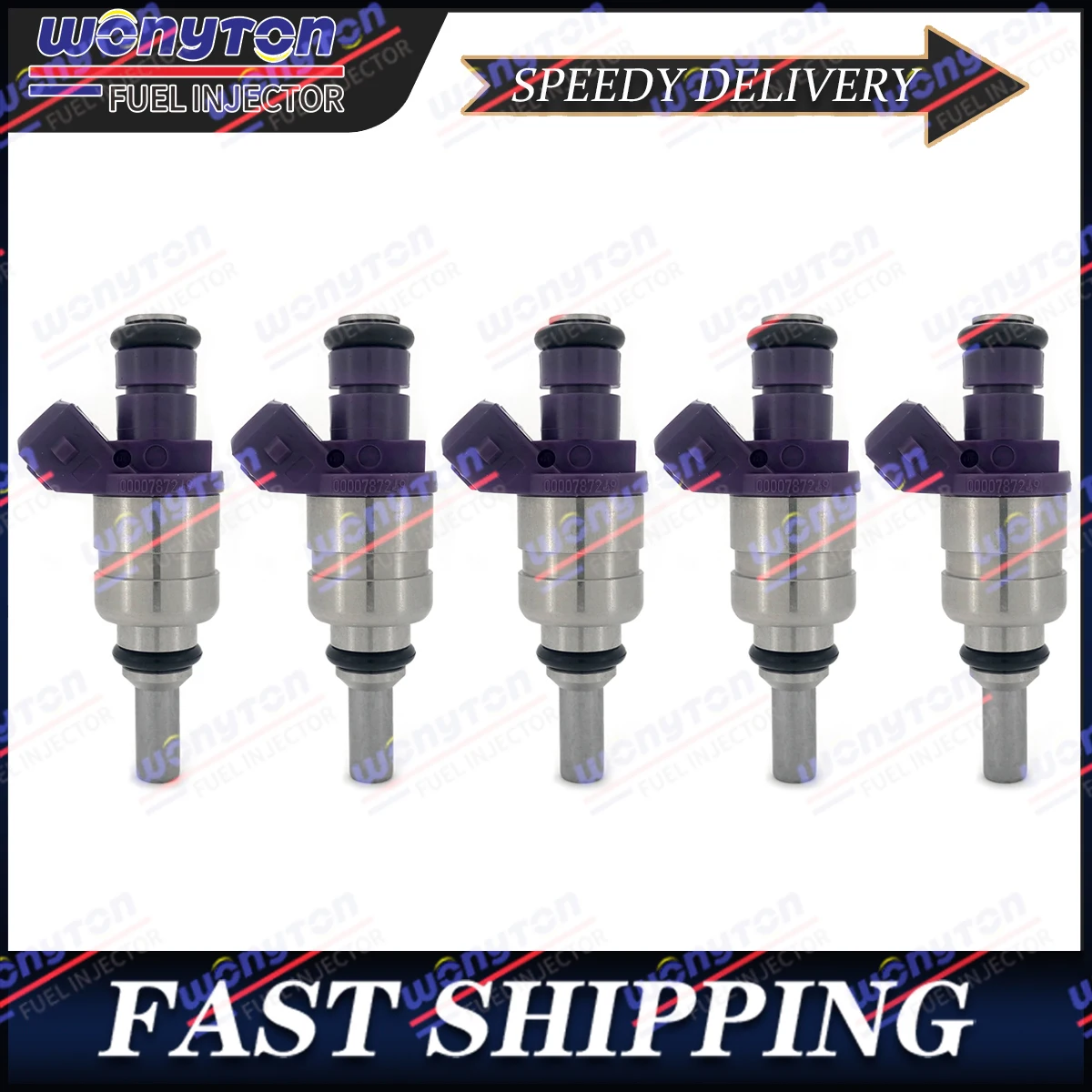 

5Pcs New Fuel Injectors 0000787249 400CC Fit For Mercedes C230 2002 SLK230 2001-2004