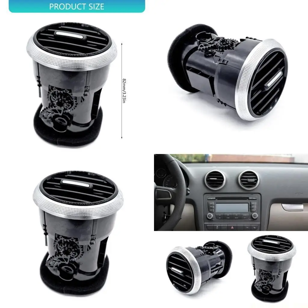 

J0MA Upgrades Air Vent Front Dashboard Replacements 8P0820901C ABS Outlet for Vehicle Rs3