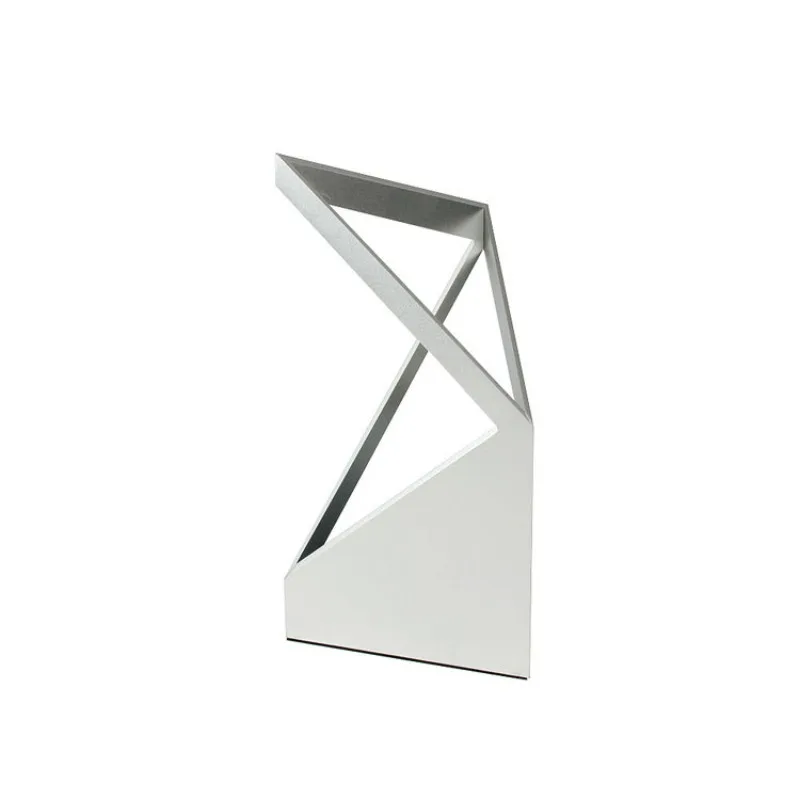 Nordic light luxury creative metal architectural sense pen holder exhibition hall office entrance desktop ornament storage