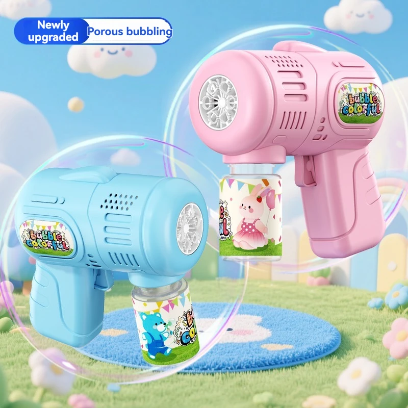 Automatic Bubble Machine – Handheld Bubble Toy for Children, Suitable for Ages 3 and Up, for Outdoor Weddings, Parties, Beach Toys, Easter Gifts, Christmas Gifts, and Birthday Gifts Loved by Both Men and Women (Bubble Liquid and Batteries Not Included)