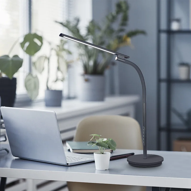 Lampu Meja Lantai Remote Control Pelindung Mata Belajar Kantor Samping Tempat Tidur