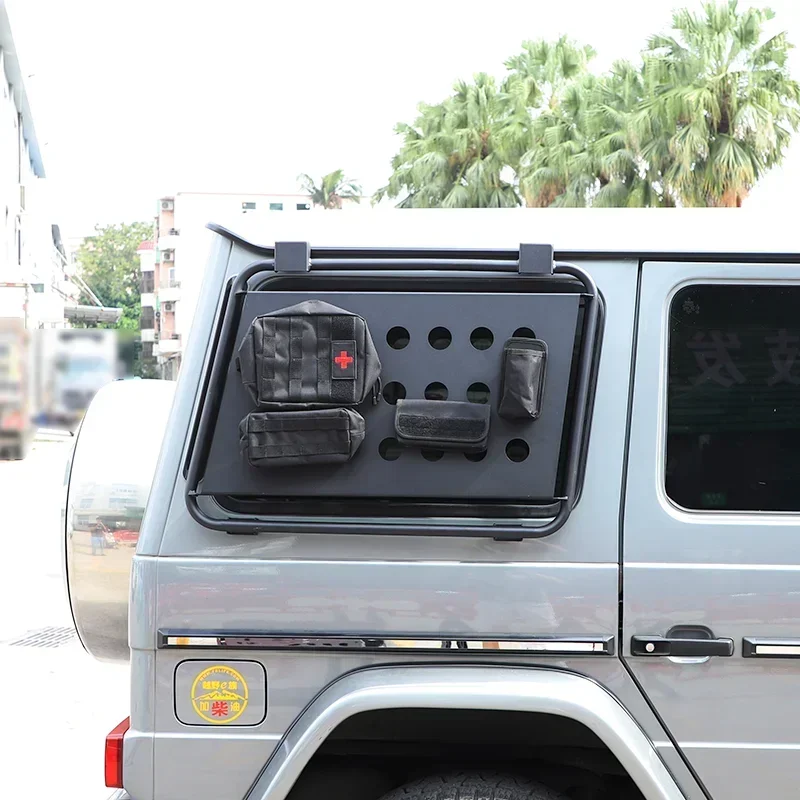 

For 2004-2018 Mercedes-Benz G-Class Car Rear Side Window Armor Car Exterior Styling Accessories External Hanging Bag Holder