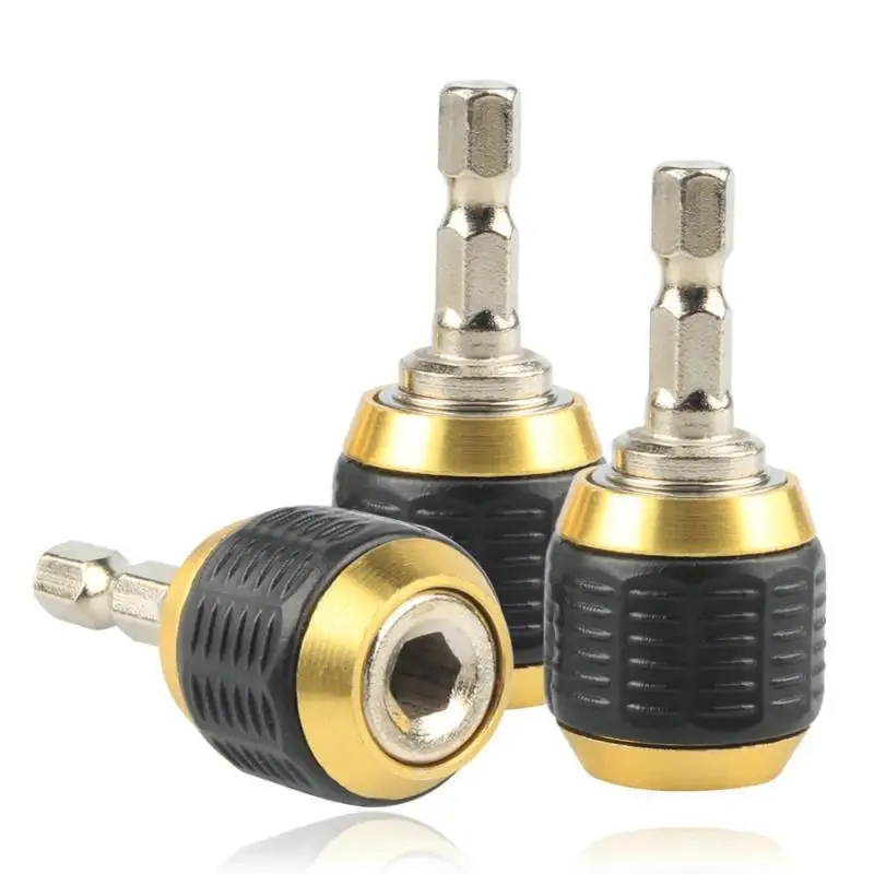1/4" 60mm Sechskant-Schnellwechsel-Bohreradapter Robuste Konstruktion für Werkstatt-, Holzbearbeitungs- und Heimreparaturarbeiten – Detail 4