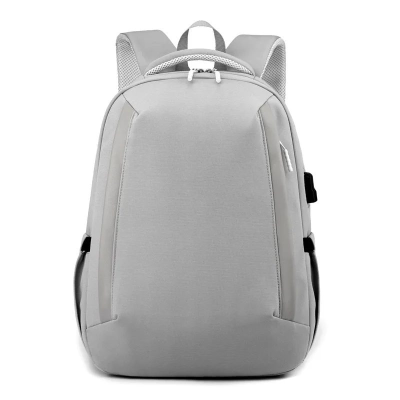 

New stylish laptop bag anti-theft waterproof business bag simple locomotive stereotypes side pull large capacity backpack