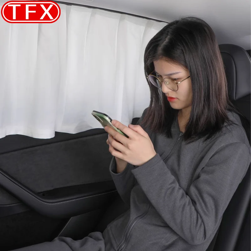 For Lixiang L7 L8 L9 Car Window Sunshade Track Sun Block Summer Side Window Heat Insulation Interior Privacy Auto Accessories