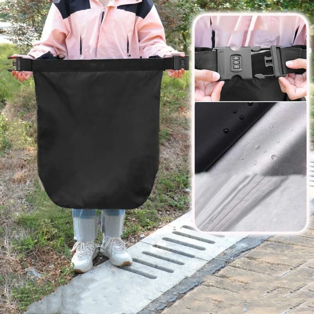 

Combination Lock Motorbike Helmet Bag Waterproof Luggage Storage Helmet Storage Bags Password Lock Anti-Theft