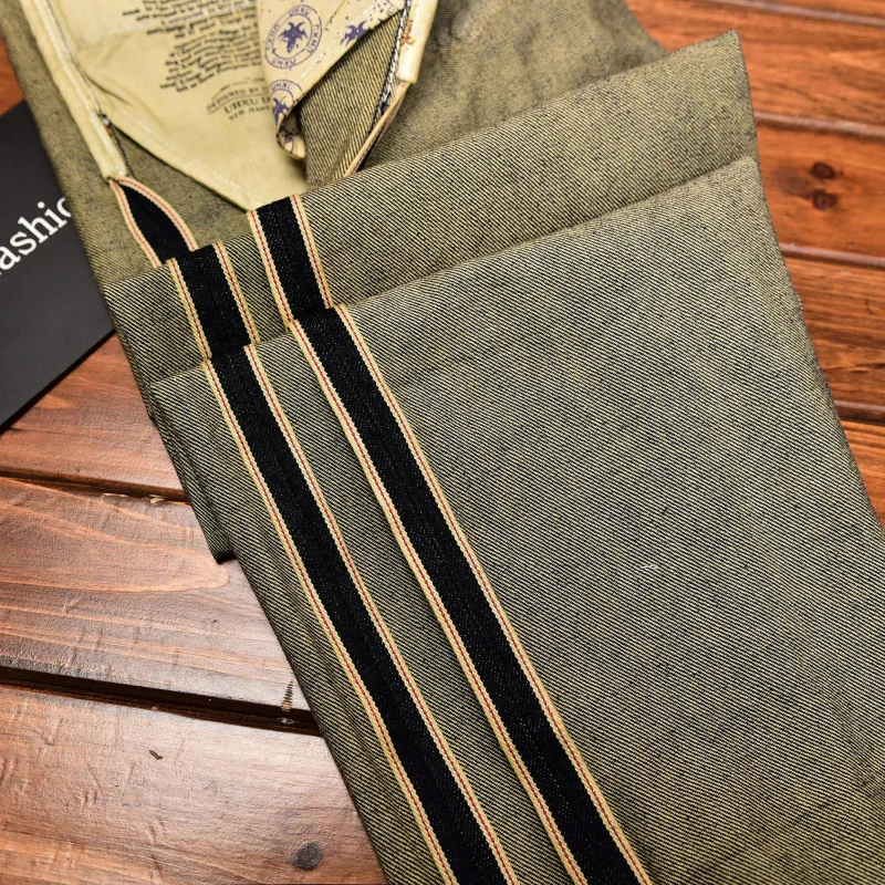 Classic Men's Jeans with Embroidery, Straight Fit, Slightly Loose2025New Casual Natural Color Fashion High-end Long Pants