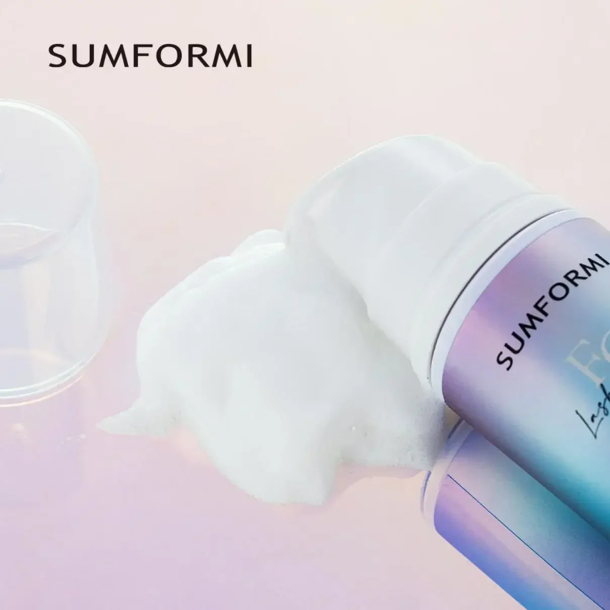 Sumformi 100Ml Gentle Formula Eyelash Extension Foaming Cleanser Eyelash Shampoo Daisy & White Tea Scented Eyelash Shampoo