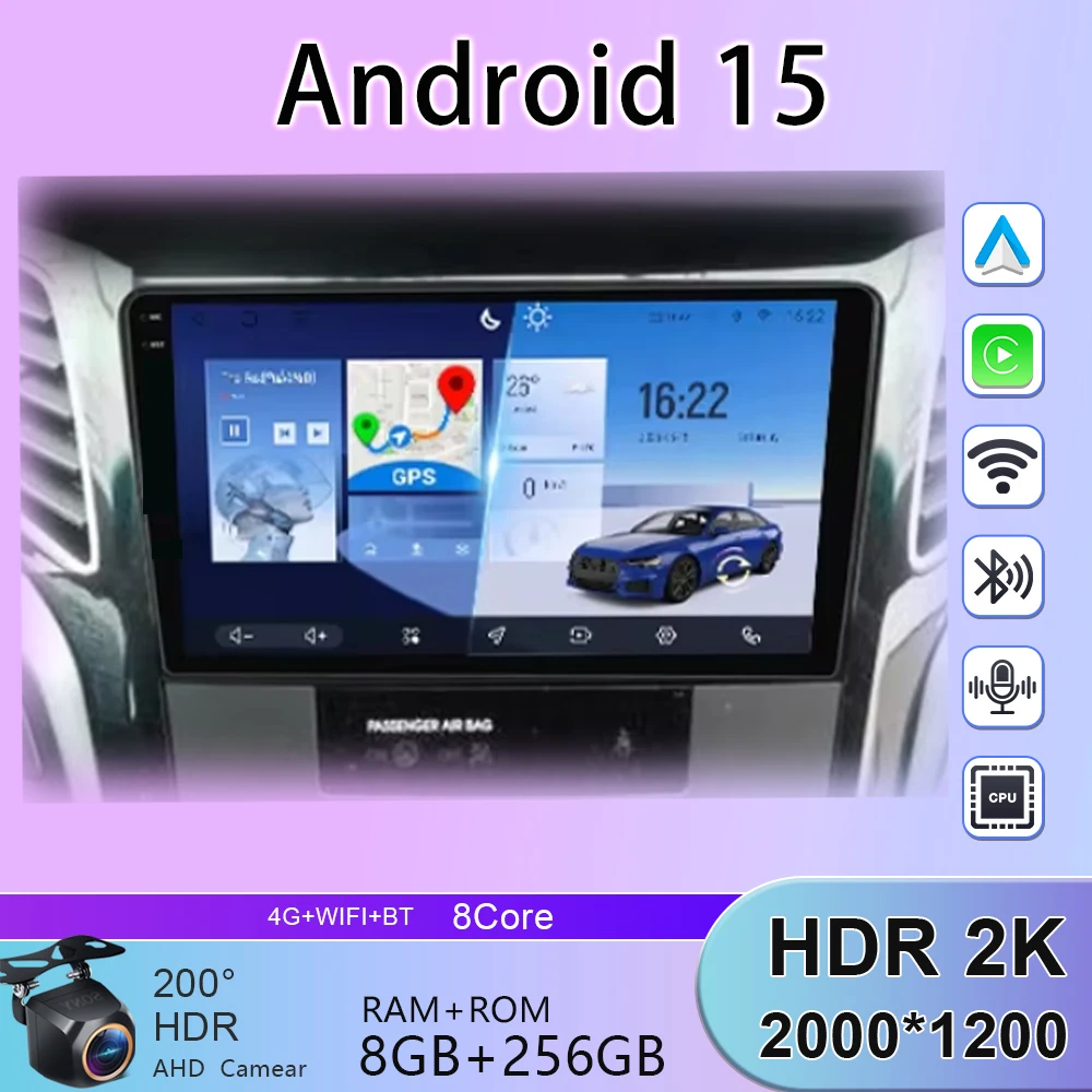 

Car Radio Carplay WIFI DSP For Hyundai i40 2011 - 2019 Navigation GPS Android Auto Screen Video Stereo No 2din 4G Wifi Bluetooth