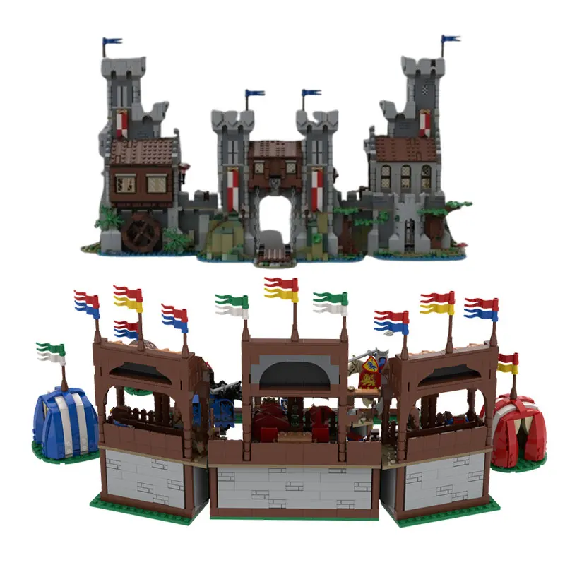 

Spot MOC-180042 2247 шт. 150482 Замок DIY Мелкие частицы в сборе Строительные блоки Развивающая игрушка Модель Подарочный набор Украшения