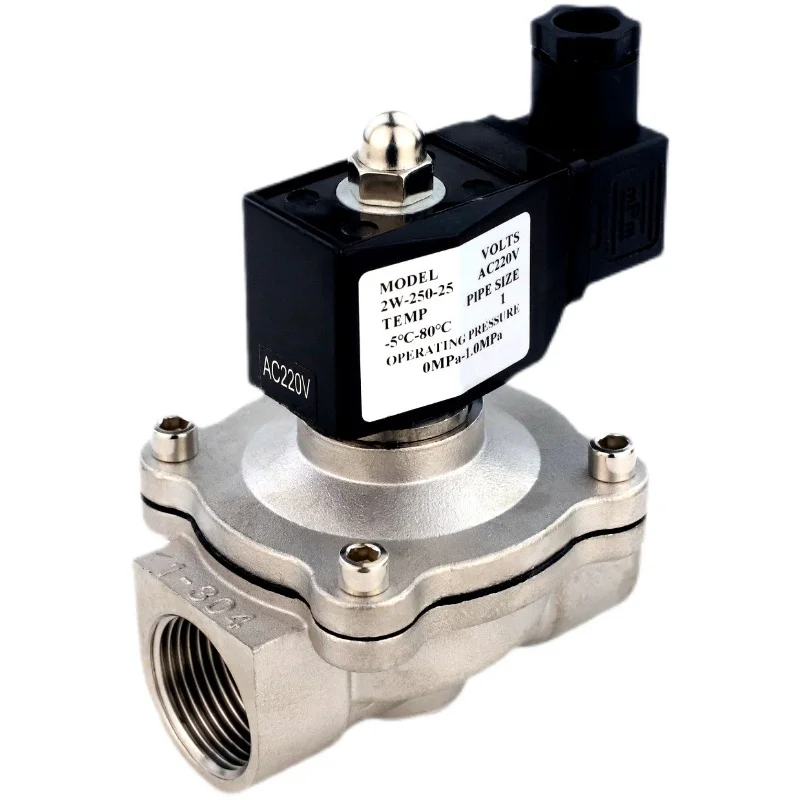 Outdoor waterproof normally closed solenoid valve stainless steel water valve switch
