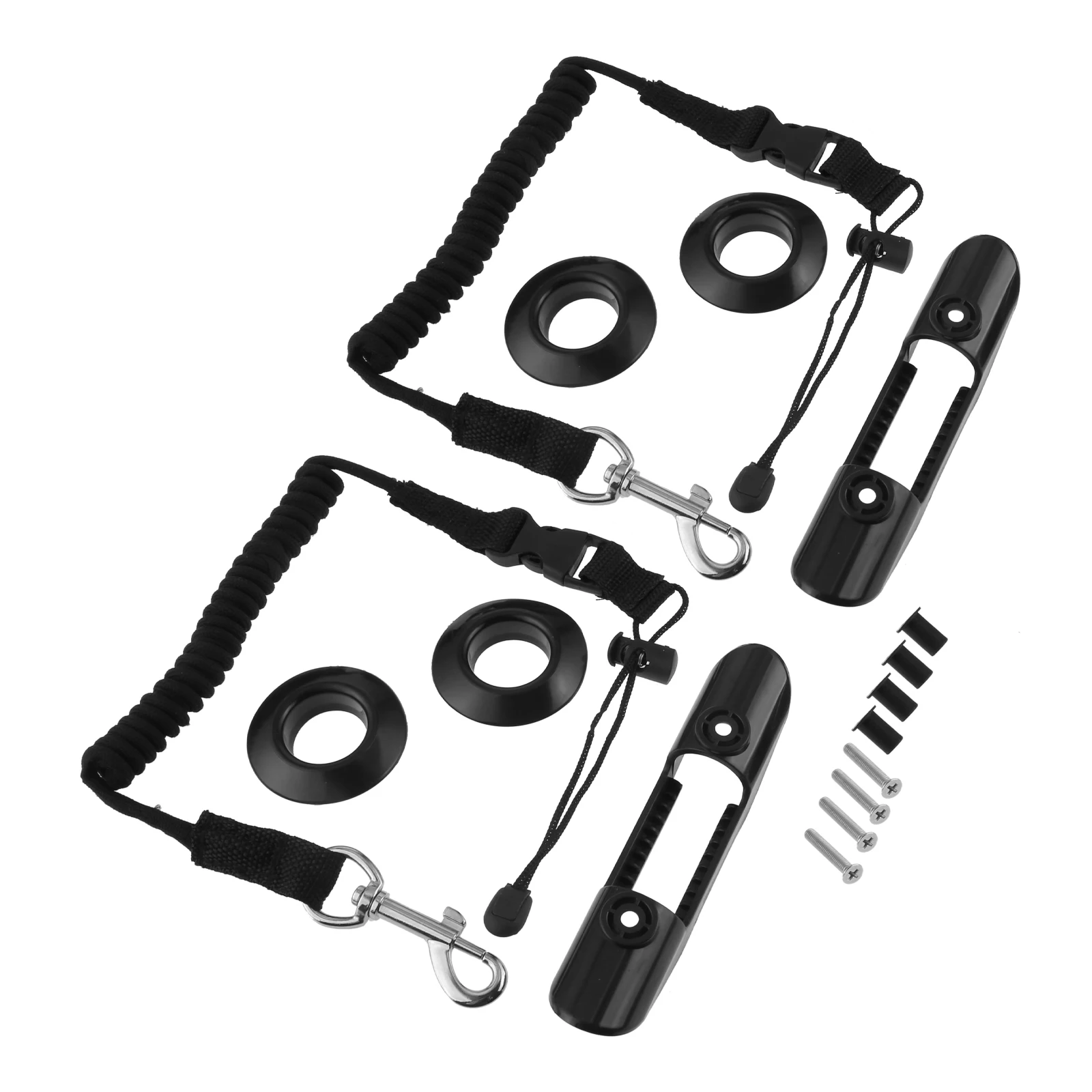 

Пластиковые зажимы для держателей весла для каяка, нейлоновые поводки, капельное кольцо и винты из ПВХ + гайки для каноэ, гаражной лодки, морские аксессуары