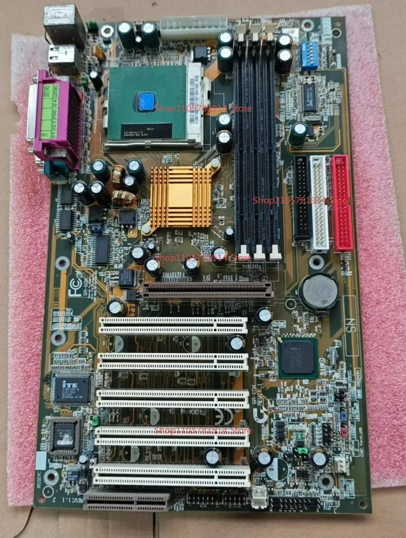 For Gigabyte GA-60X Rev1.1 Old Industrial Control Main Board, Intel 815 Chipset, Send CPU