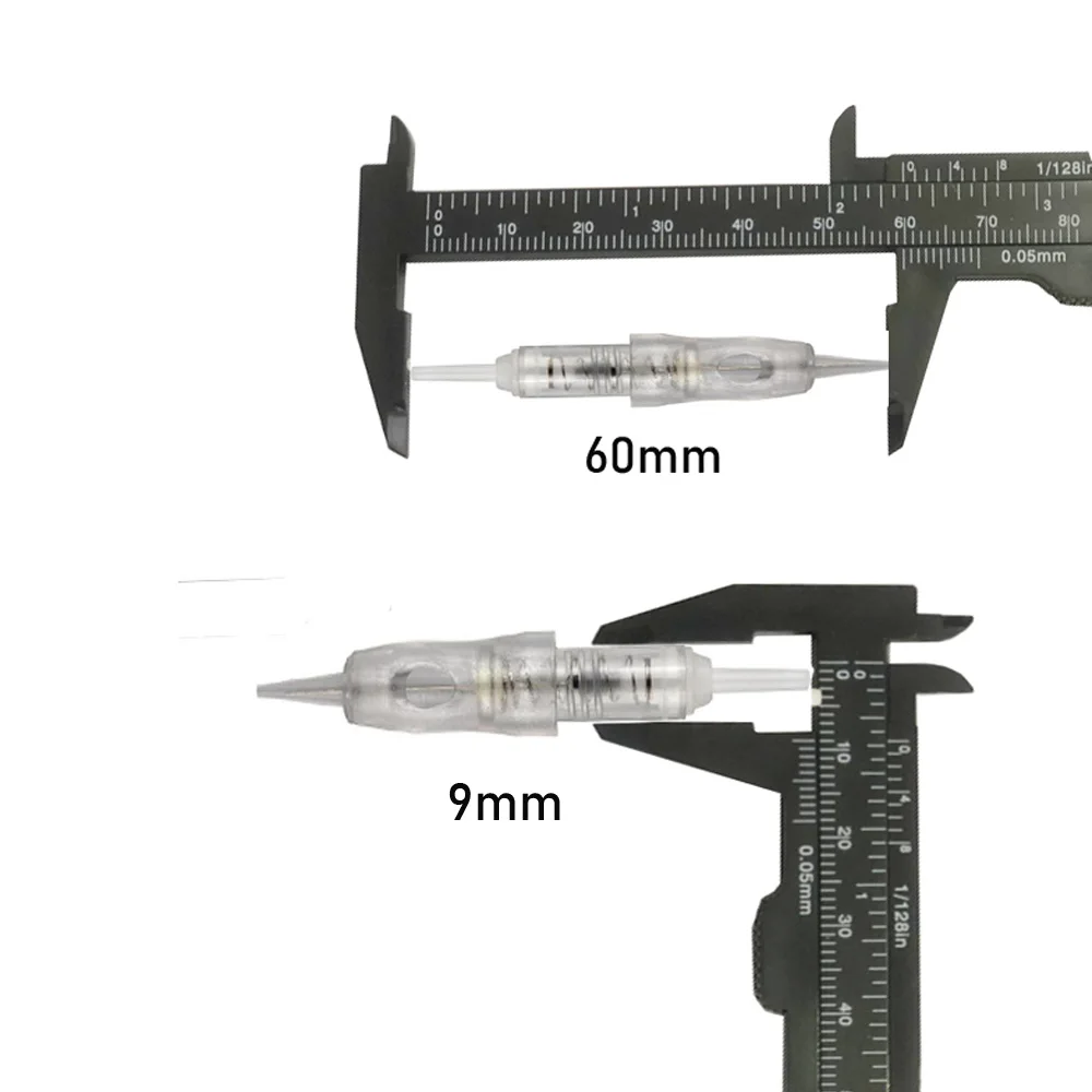 1p/3p/5p/3F/5F/7F آلة الوشم الإبر تجميل دائم القلم الإبر خرطوشة 100 قطعة