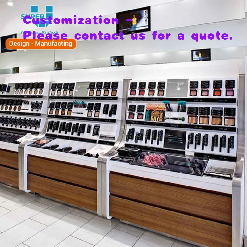 

custom.Display Cosmetic Stand Shop Retail Cosmetic Shop Decoration Display Rack Design Furniture