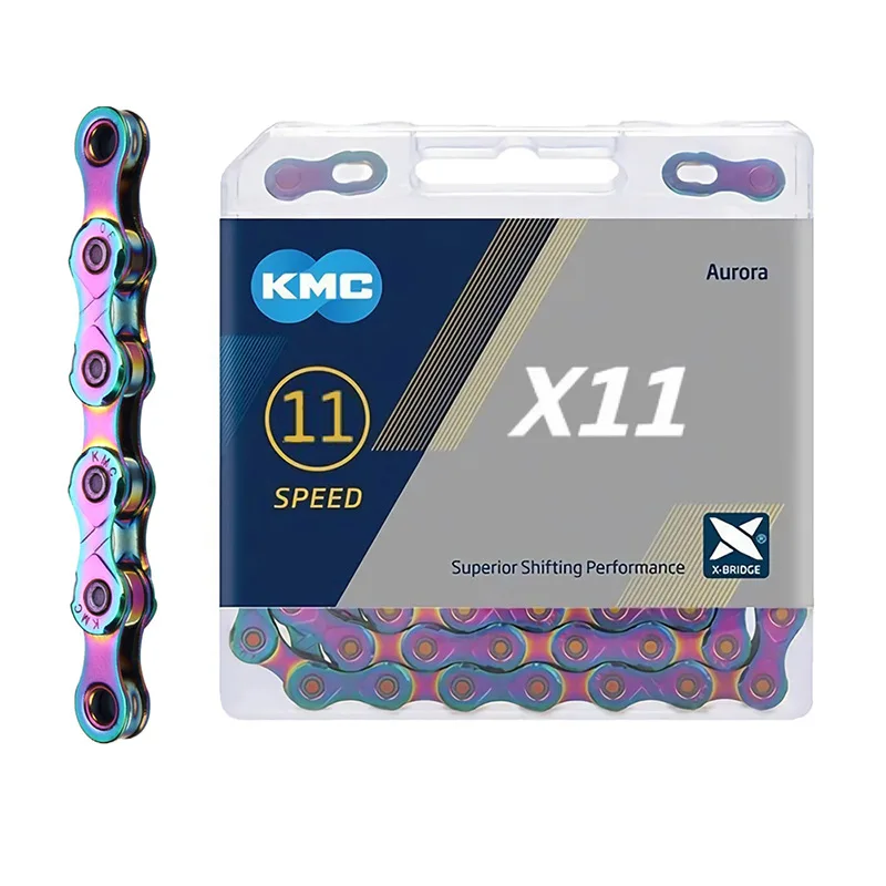 KMC New COBU Aurora Chain X10 X11 X12 Speed Chain Mountain Bike 10v 11v 12v Road Bike Chain for shimano/SRAM