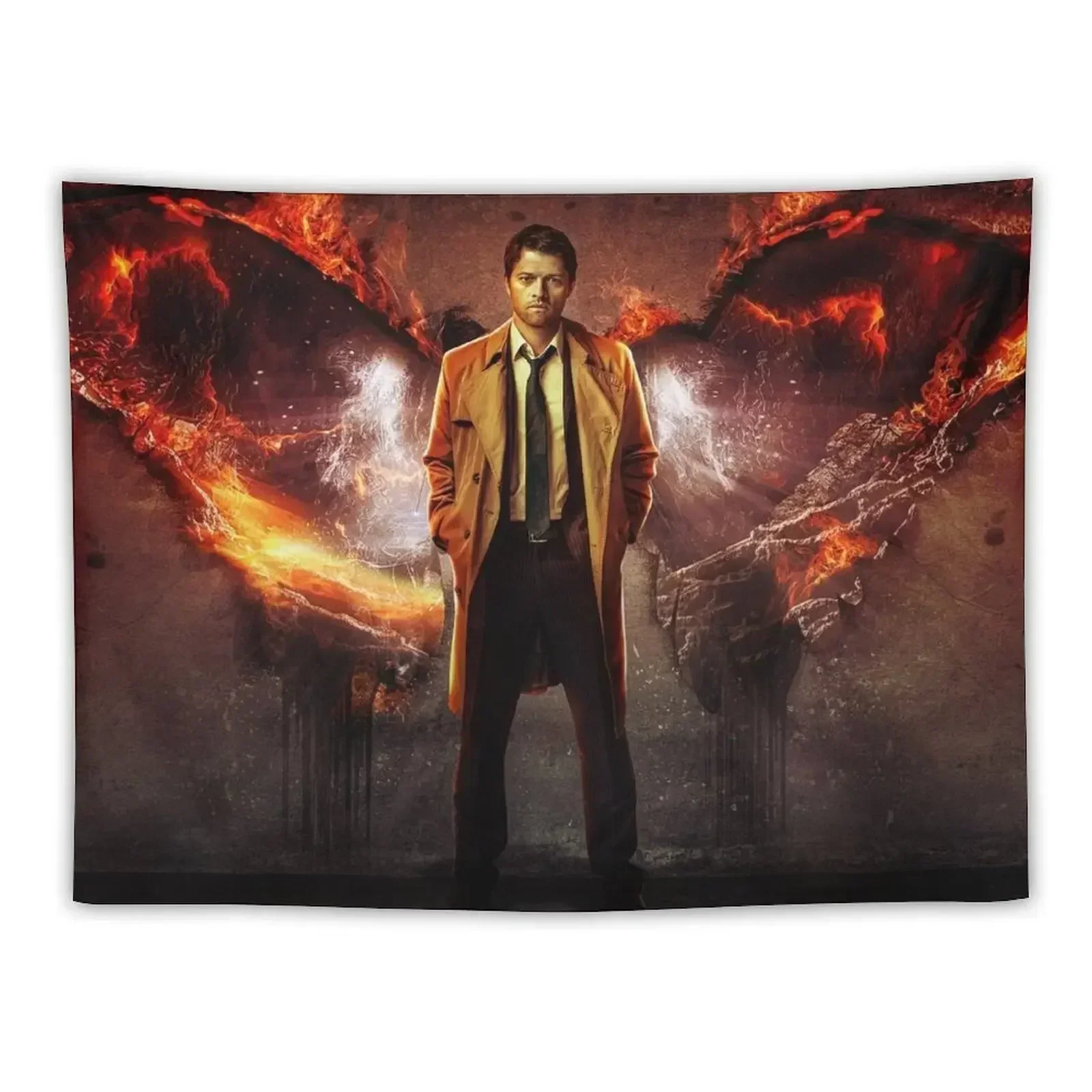 

castiel Tapestry On The Wall Room Decorations Aesthetics Decoration Aesthetic Luxury Living Room Decoration Tapestry