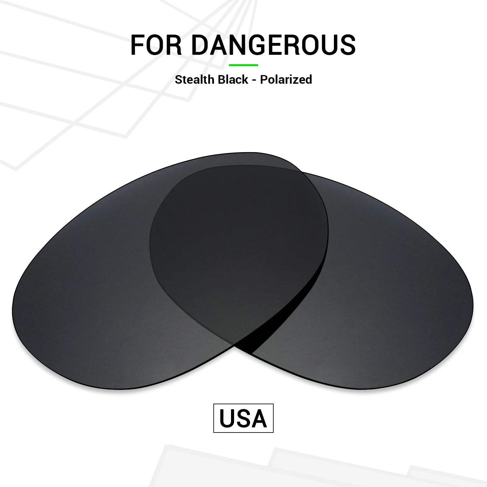 SNARK POLARIZED Replacement Lenses for Oakley Dangerous 60mm Sunglasses - Multiple Options