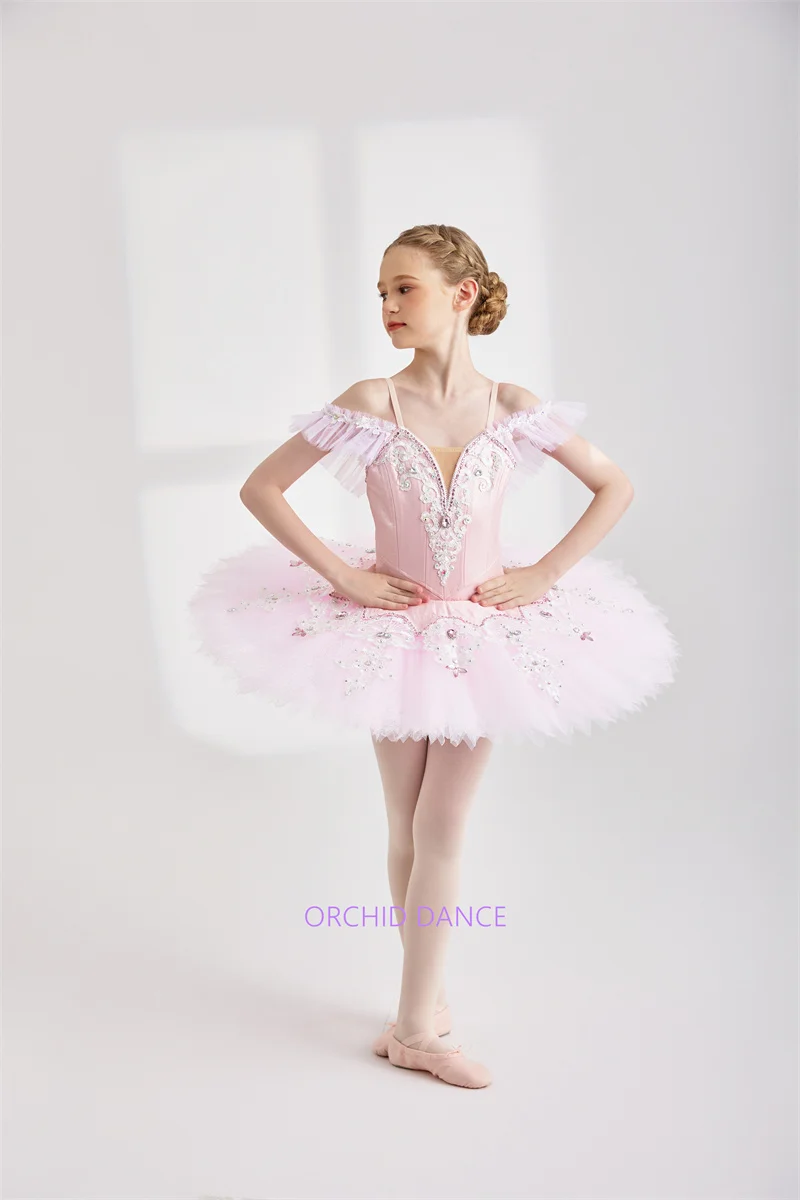 

BT01290 Профессиональный индивидуальный размер, индивидуальный цвет, детские розовые балетные костюмы-пачки для девочек и женщин и взрослых