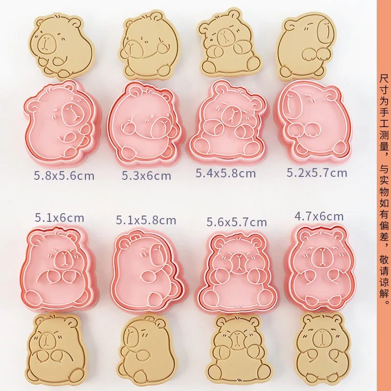 Dolphin Guinea Pig Figures Cookie Anime Cutters Cartoon DIY Bakery Mold Biscuit Press Stamp Embosser Sugar Pasty Cake Mould Toys