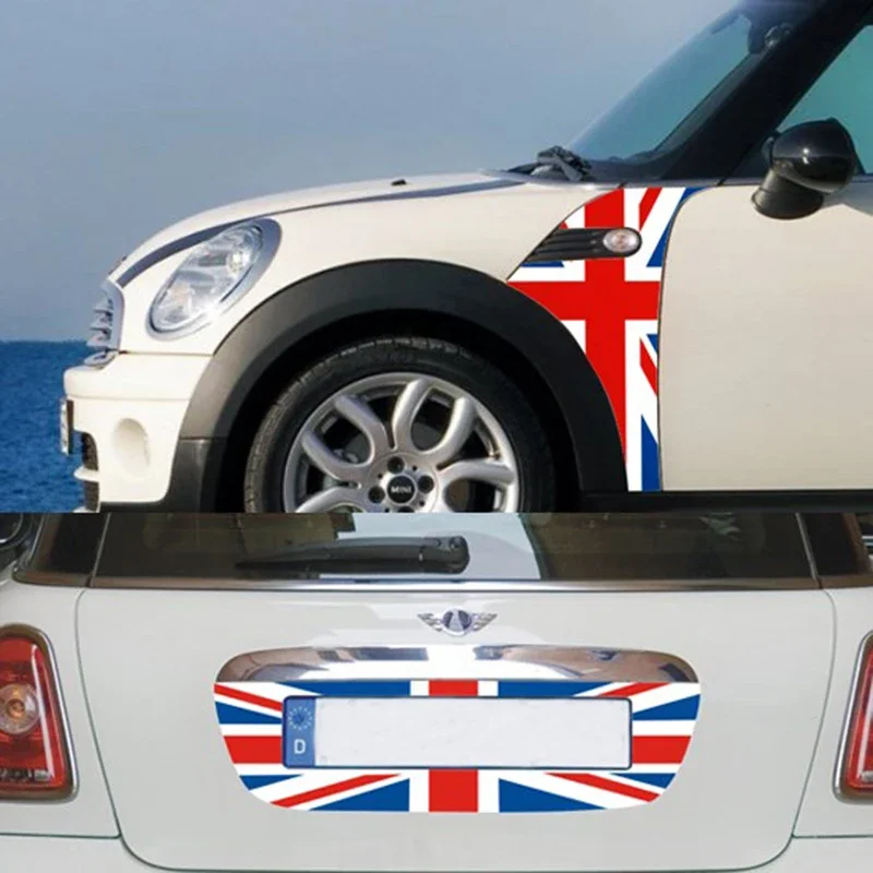 3pcs/set Car fender Side Scuttles Trim Decor Decal Sticker License Plate Sticker For Mini Cooper R56 Car-Styling Accessories