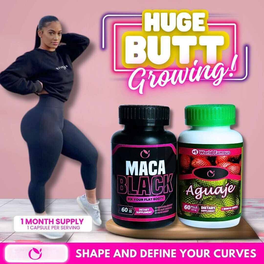 

Aguaje Curvy Fruit + Black Maca Root Pills- 100% Natural Way