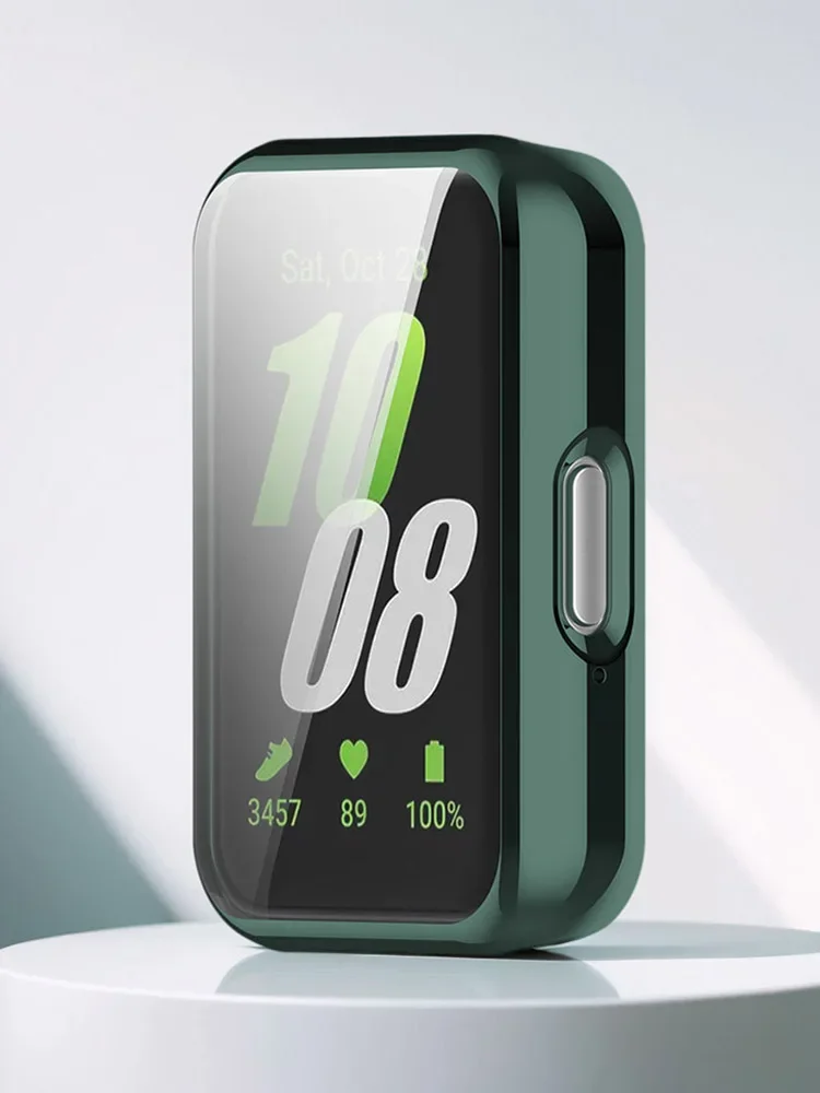 Coque pare-chocs en TPU souple pour montre connectée Samsung Galaxy Fit 3 SM-R390, protection d'écran anti-rayures, Anti-poussière, coque complète