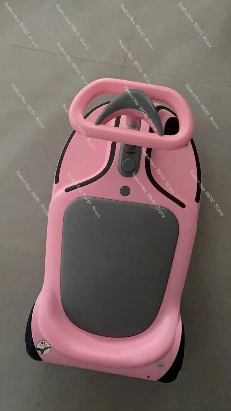 Electric power twisting car Removable lithium battery Anti-rollover three-wheel yo-yo car Kart