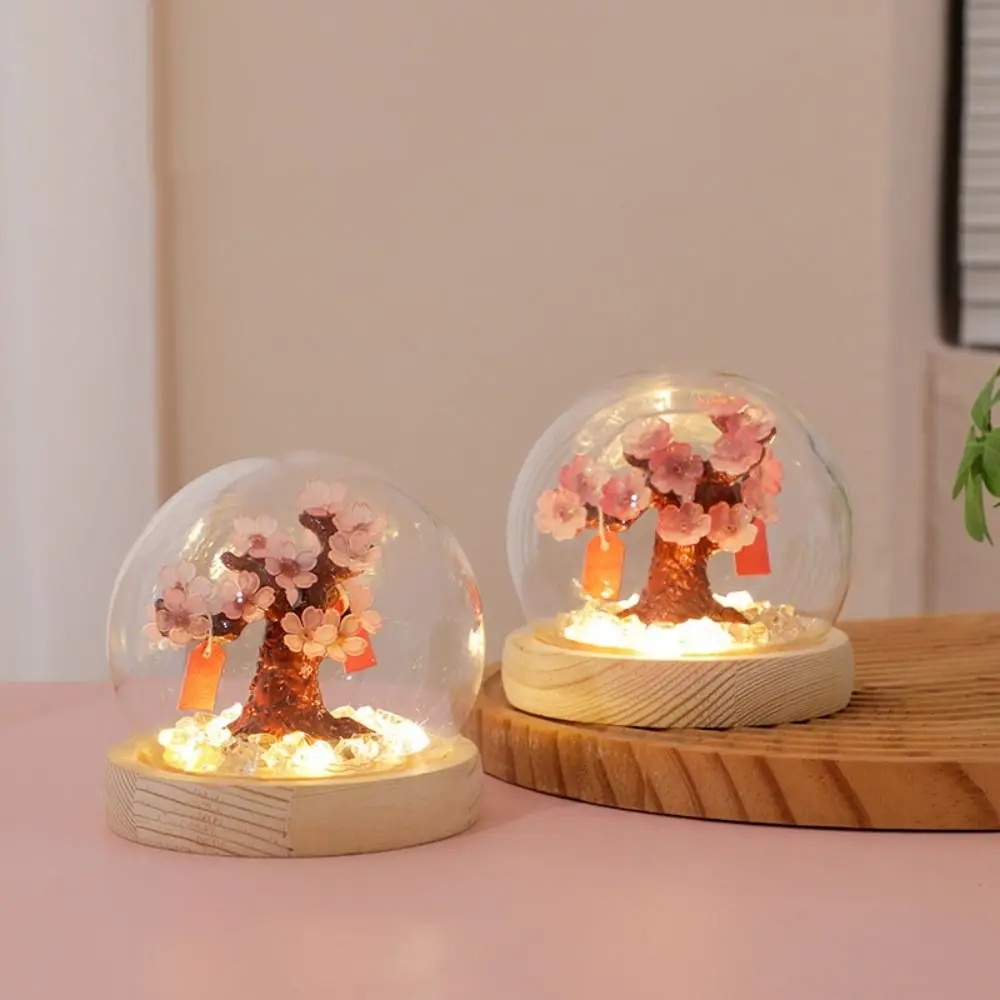 

Home Decor Handmade Peach/Cherry Nightlight Simulated Creative Ambiance Light Exquisite Flower Table Lamp Gift