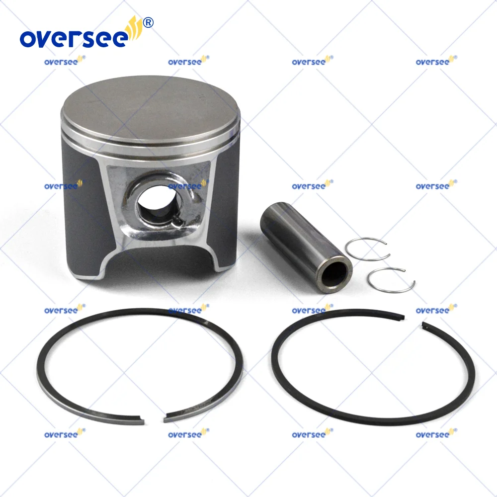 Oversee 290-887-300 Piston Set with Rings STD For PWC SeaDoo 787 800 GSX /GTX /XP /GSX RFI Outboard Engine