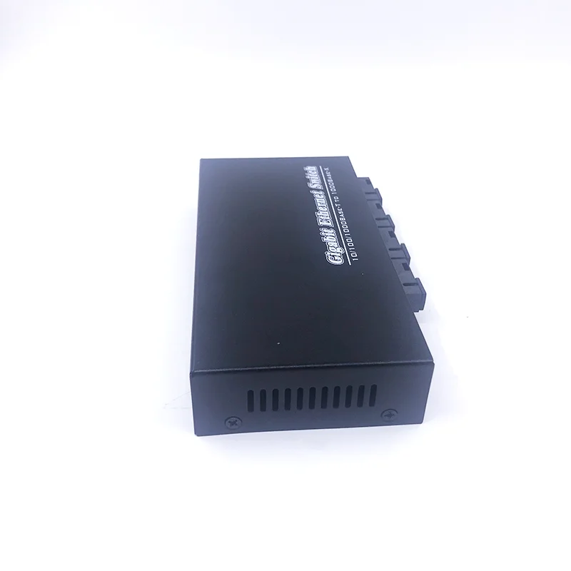 4SC3UTP Reverse Fast Erhetnet 10/100/1000M Ethernet Switch 4 Fiber Port SC 20KM3UTP RJ45 FiberOptical Switch  with Adapter