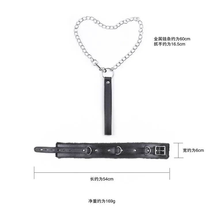 Bondage Gear Adult Games SM Slave Sex Toys For Couples PU Leather Sexy Necklace Erotic Chastity Neck Collar Fetish Choker