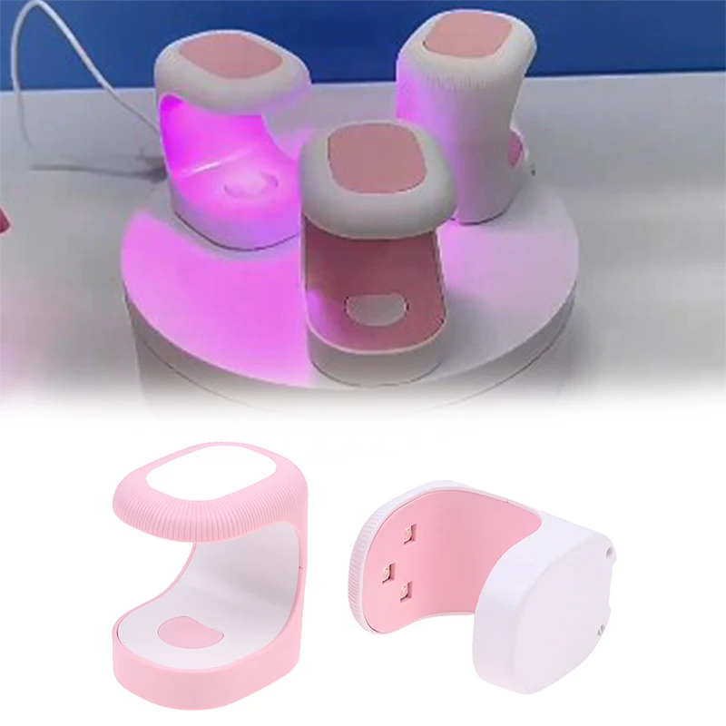 6W Nail Drying Lamp UV 3LED Lamp Mini Portable Nail Dryer With USB Cable Gel Nail Polish Dryer Manicure Machine Equipment  5V