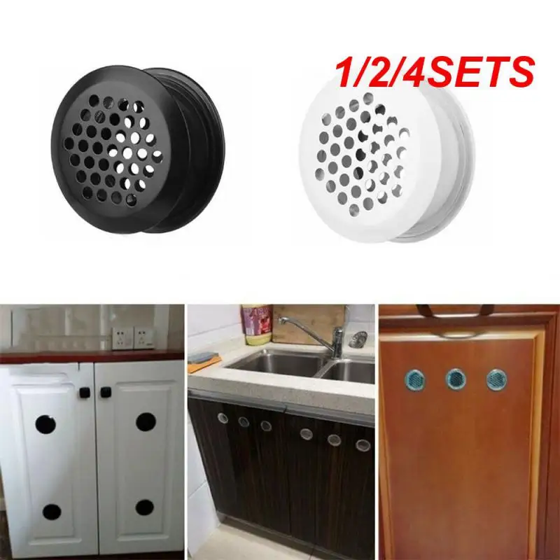 

1/2/4SETS Exhaust Port Cover Stainless Steel Exhaust Heat Dissipation Hard And Durable Breathable Easy Installation