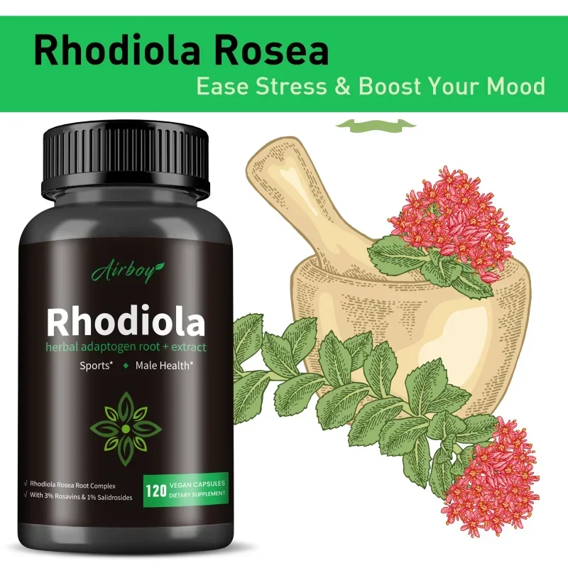 

Добавки Rhodiola Rosea — снятие стресса, улучшение настроения, увеличение фокуса и энергетическая добавка