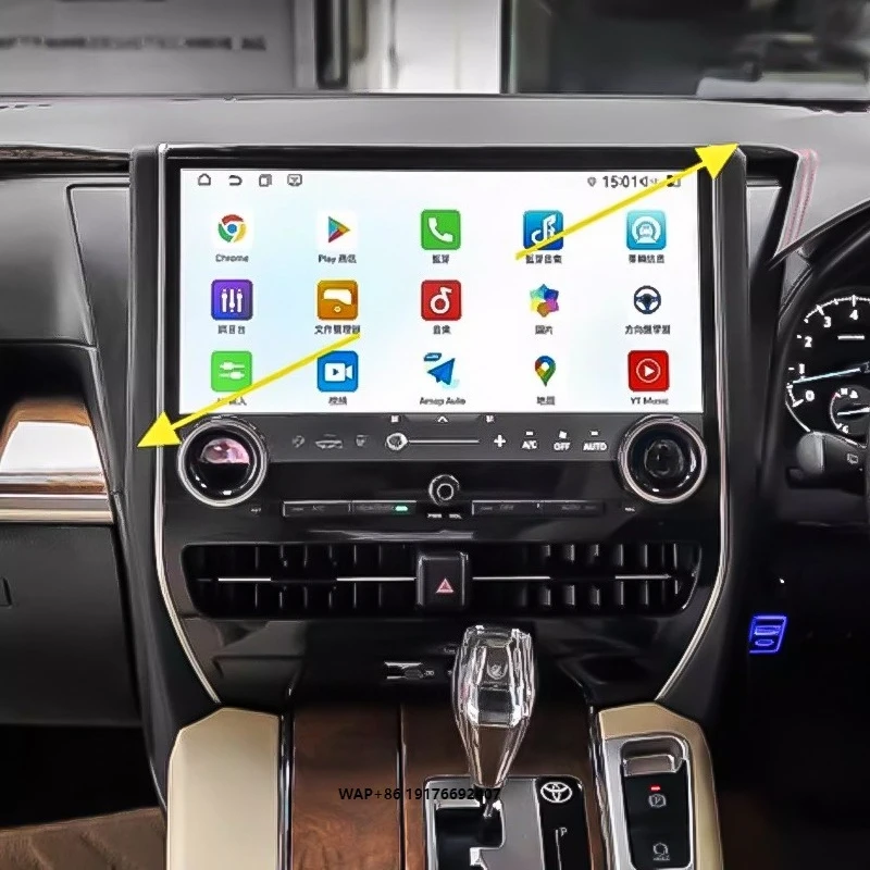 

Для автомобилей 15-23 Alfad: Комплект для центрального управления с большим экраном, 8 ГБ ОЗУ + 256 ГБ ПЗУ, без потерь качества