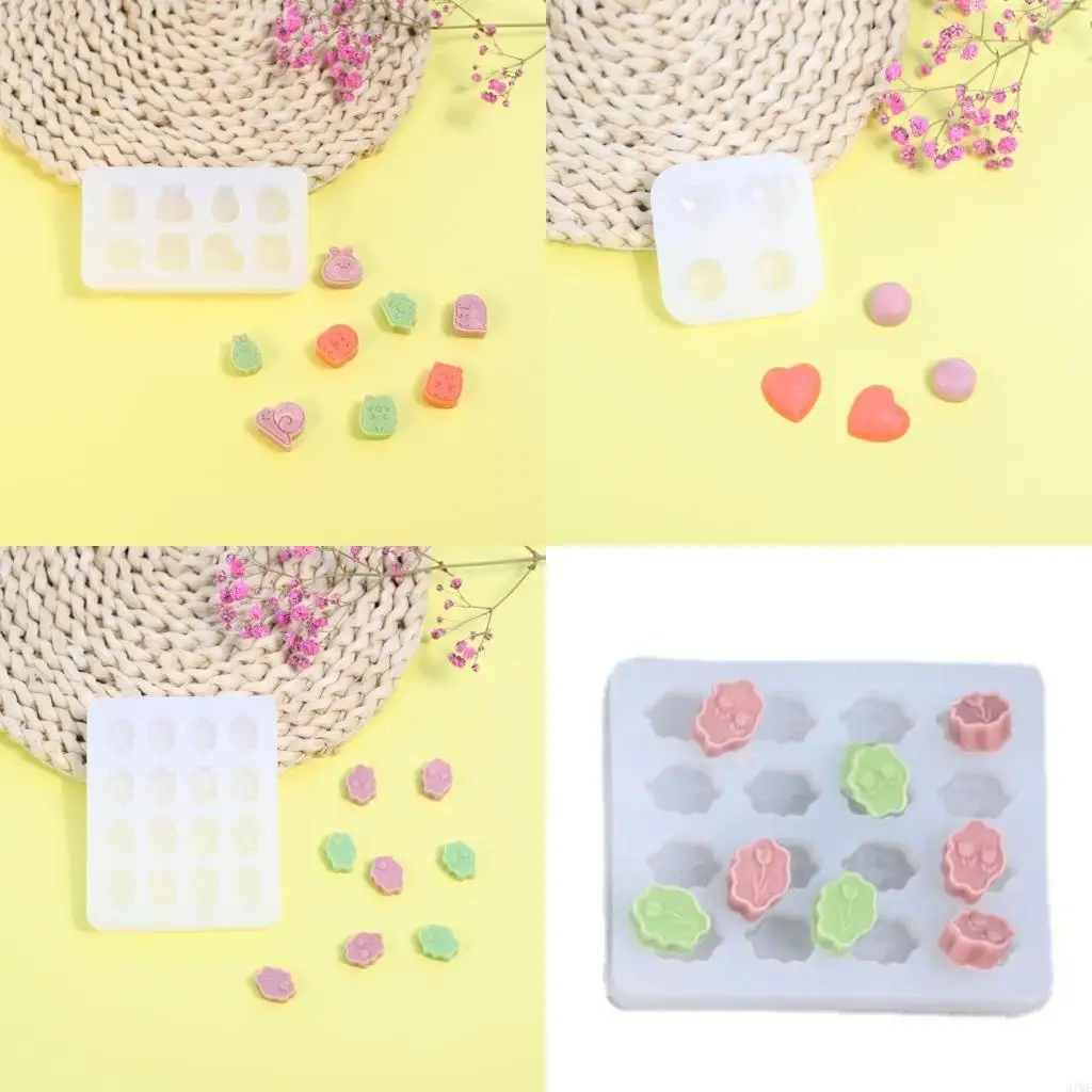 37ME Handmade Paint Wax Pellet Silicone Mold DIY Seal Wax Sticks Resin Moulds Invitation Stamp Mold for Craft-Decor