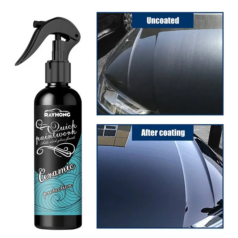 Car Coating Spray Hydrophobic Polish Nano Coating Agent 100ml High Protection Quick Car Coating Spray For RVs Automobile Moto