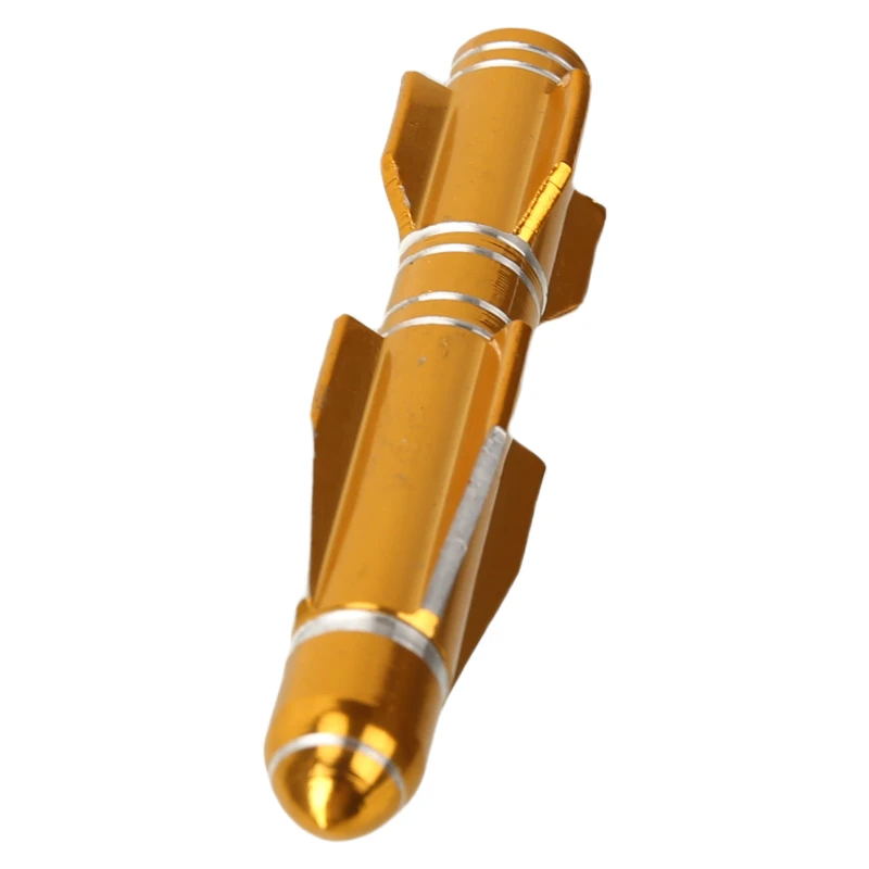 سيارة عالمية جديدة سبائك الألومنيوم صاروخ صمام قبعات تعديلات شخصية وأشار صمام نصائح إطارات الدراجات والدراجات النارية