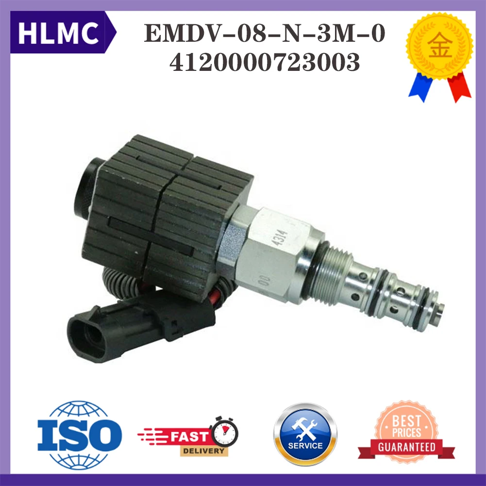 Excavator Spare Parts 4120000723003 EMDV-08-N-3M-0(12V) Solenoid Valve Ass'y For LG655 LG660 LG660E
