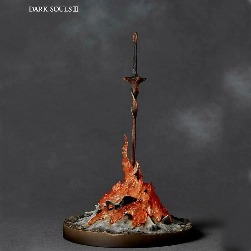 Anime Dark Souls Bonfire Lit Action Figure With Control Game Peripheral Collectible Toys Models Desktop Birthday Gifts - view 4
