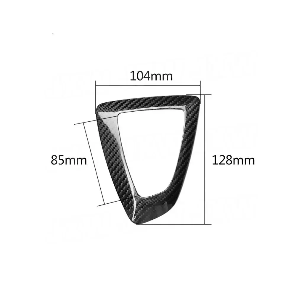 Carbon Fiber Gear Shift Knob Cover Multimedia Button Panel for BMW 1 2 3 4 Series F20 F30 F32 F33 F36 X3 X5 12-17 LHD/RHD