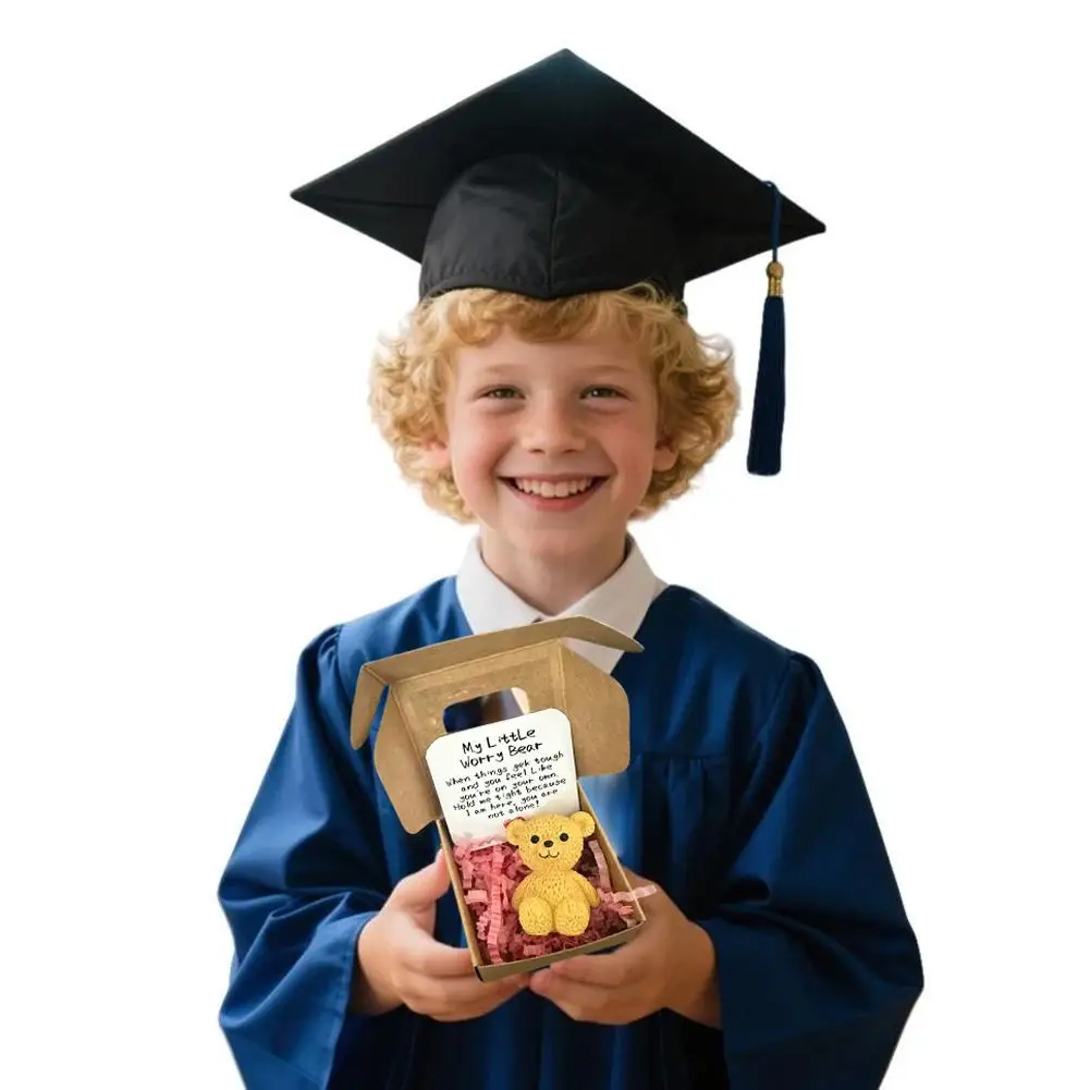 

Pocket Teddy Bear Mini Bears In Box, Little Pocket Bears With Inspirational Card, Sympathy Gifts For Graduation Birth N6X8