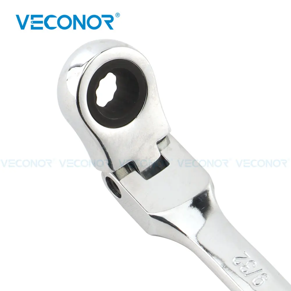 1pc 9/32 Inch Imperial Size Ratchet Wrench Spanner Flexible Head Universal Hand Tools Car Repair Tool